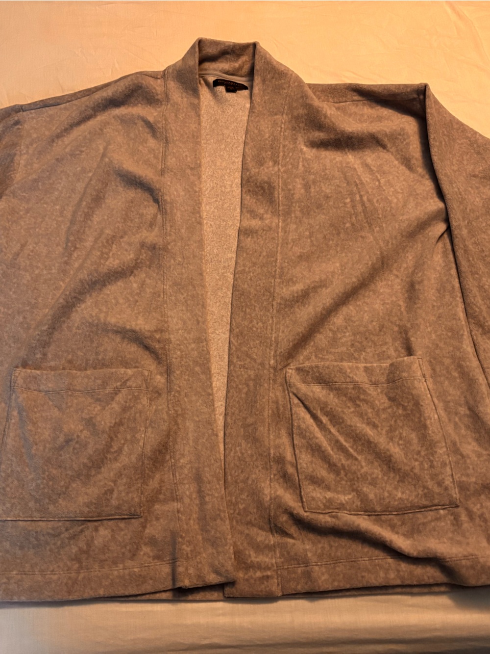 Donna Karan Grey Casual Sweatpants with Patch Pockets